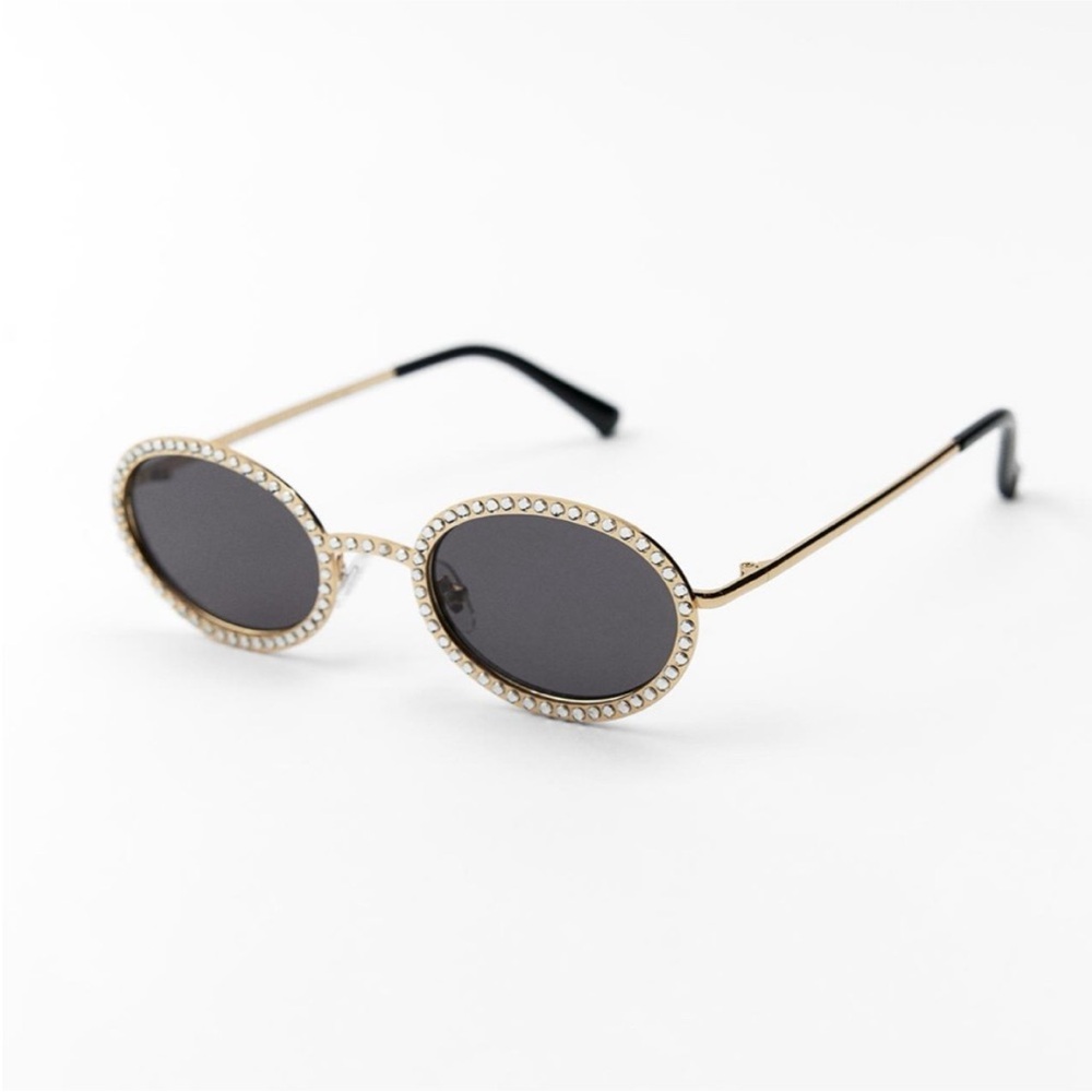 ZARA LIMITED EDITION JEWEL OVAL SUNGLASSES